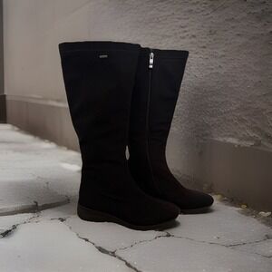 Ara Paula Women's knee‎ high Gore-tex Boot Black Size 5 1/2